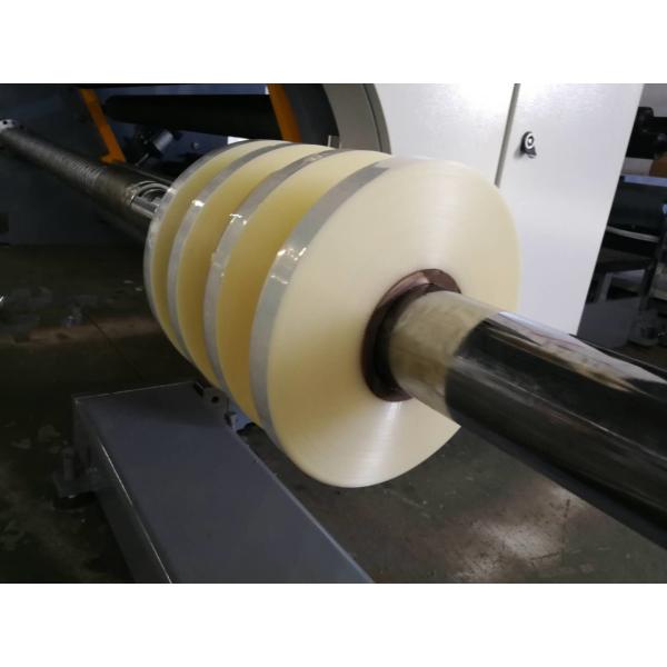pvc Film Slitter Rewinder Meter counting system with friction shaft