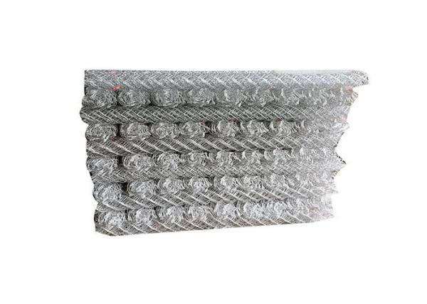 Zinc Coated Cyclone Mesh Fencing 60*60mm Pvc Coated Diamond Mesh