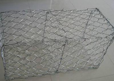 80x100mm Woven Gabion Baskets 1x1x1m Galvanized Steel Wire Mesh