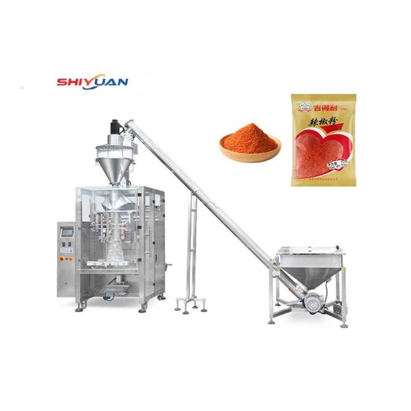 Vertical Powder Packing Machine , Milk Powder Packaging Machine With PLC Control