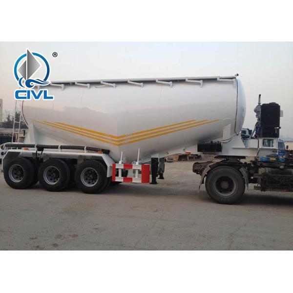 40T-60T Bulk Cement Tank Semi Trailer Powder Material Transporter