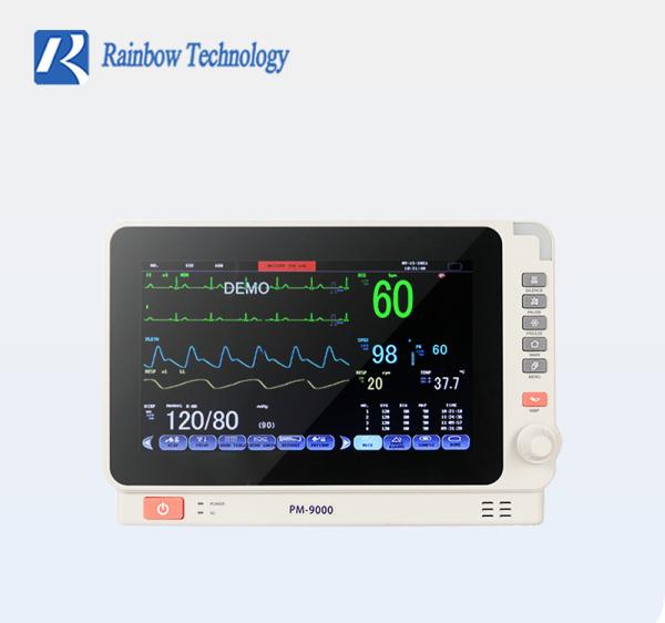 Bedside 10.1 Inch TFT Multi Parameter Vital Signs Monitor With Stand Bracket
