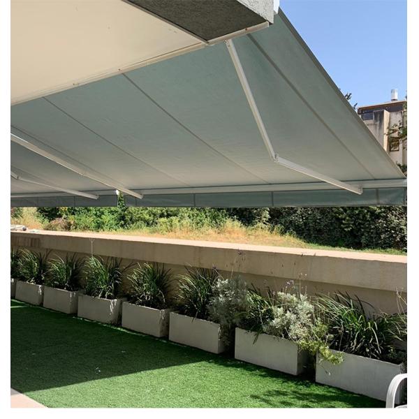 Restaurant Shop Electric Waterproof Retractable Awning Full Box