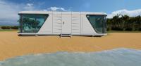 L'équipement de luxe Capsule spatiale maison mobile Capsule spatiale familiale 10 tonnes 11,5*3,3*3,2m