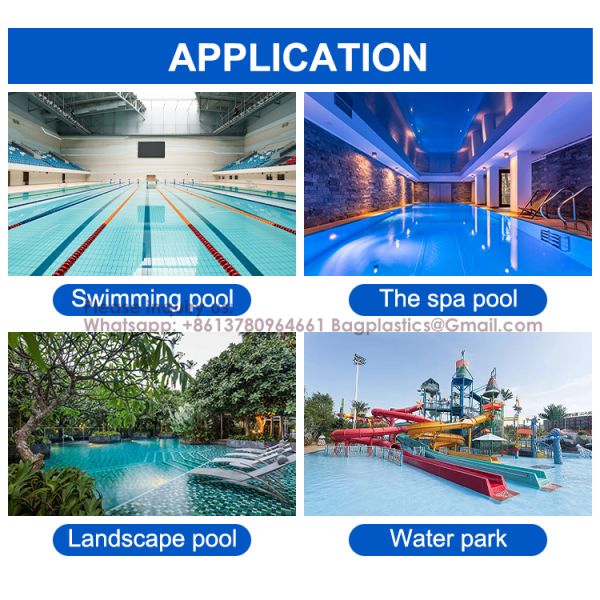 Solar Pool Cover, Pool Bubble Cover, 600 Micron Pools Solar Blanket With Dual Heat-Locking Air Layer For Pools, Daytime Heat Absorption, Nighttime Heat Retention, Blue & Silver, Cuttable