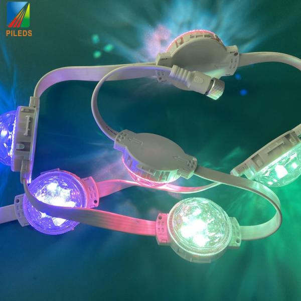 50mm Ip67 LED Point Light , Pixel Rgb Light With Diamond PC Cover