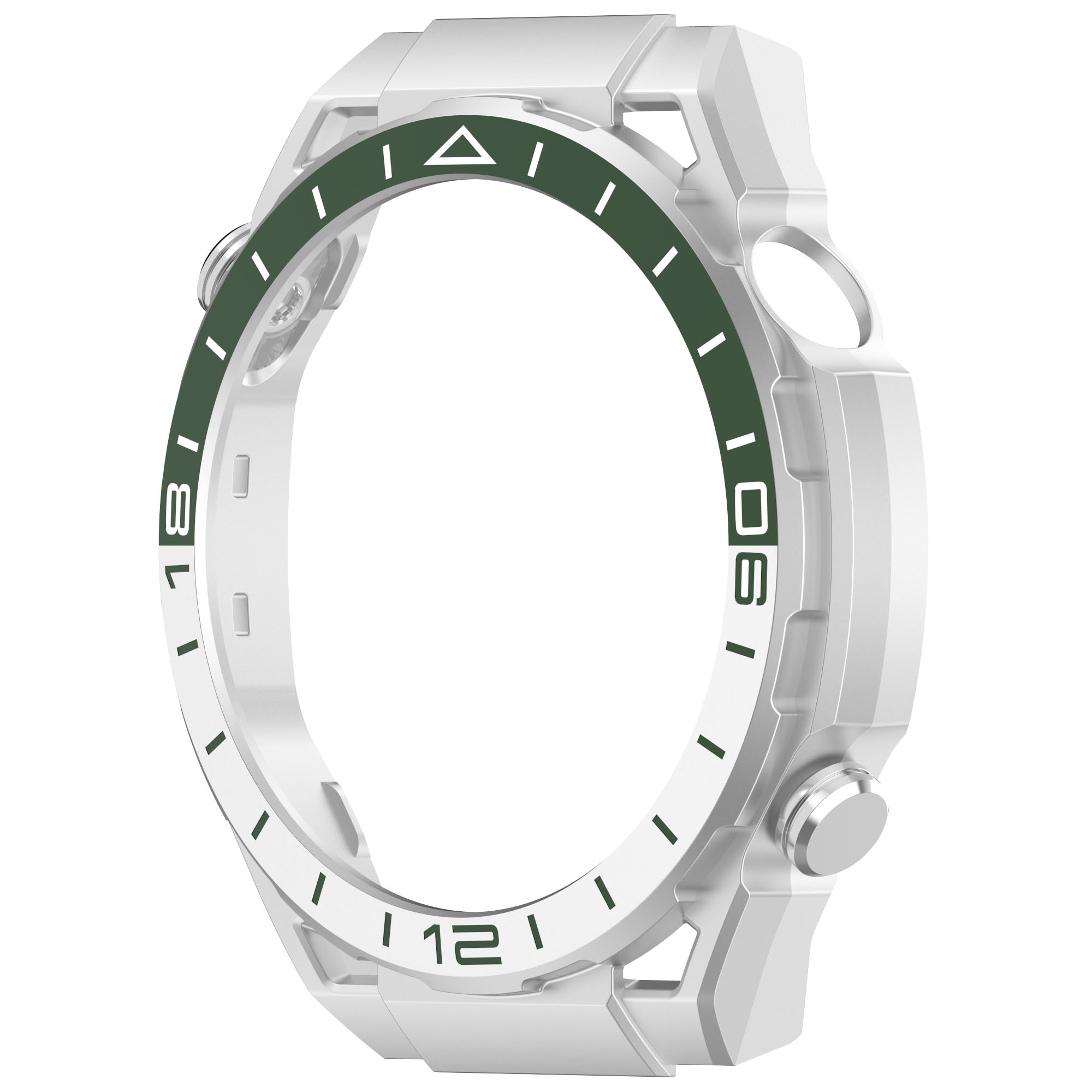Eraysun for Watch GT4 46MM Tempered Glass Screen PC Protective Case with Scratch Resistant Bumper Cover-Fashion/Luxury Style
