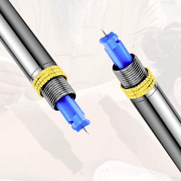 Stainless Steel Cupping Device Pen for Lancing and Massage Twist Off Lancets Included