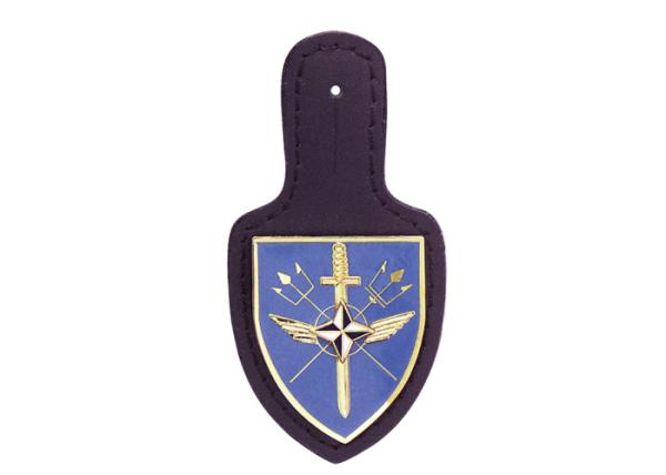 2D or 3D Brass, Copper or Zinc Alloy Leather Pocket Badge material with Nickel Plating