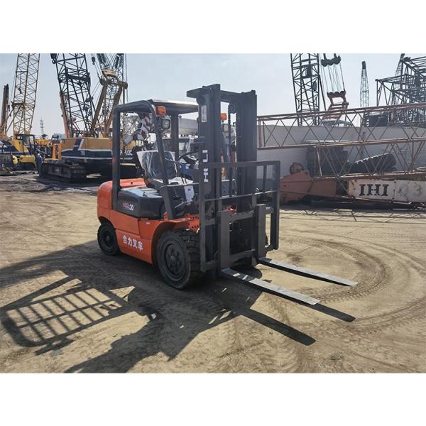 Food Shop Diesel Forklift Truck with Euro 3 Euro Engine HELI HECHA 3TON 3 Ton