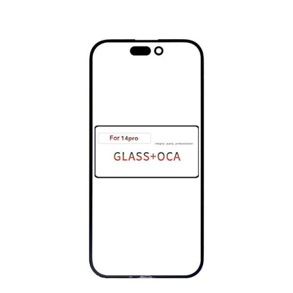 Custom Mobile Phone Front OCA Glass Frame For Iphone 14 Pro