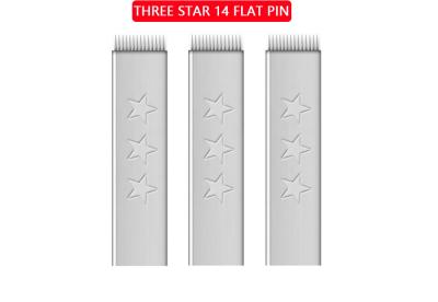 7 / 14 Pins MTS Microblading Shading Needles Manual Tattoo Pen Double Star