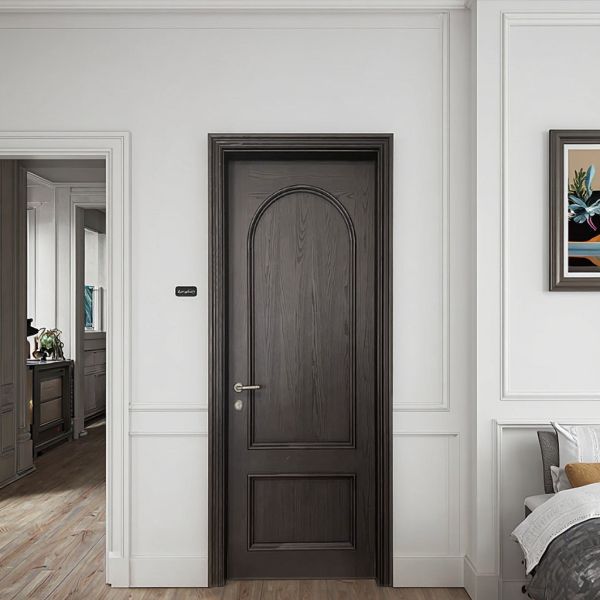 Waterproof Plywood Luxury Modern Interior Doors For Bedroom Villa