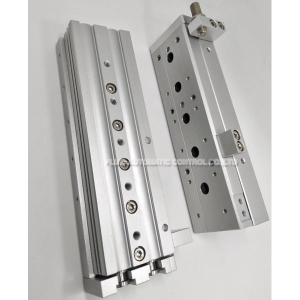 Movimiento neumático temporario doble de la tabla de la diapositiva del cilindro del aire de la serie 6m m de MXS ajustable