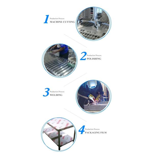 Полка нержавеющей стали шкафа ТВ рассекателя комнаты металла декоративная