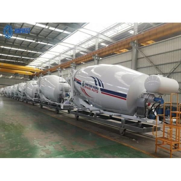 Тележка конкретного смесителя двигателя SHACMAN 6x4 X3000 10m3 Cummins 350hp