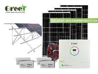 10KW high efficiency solar energy home system 5KW off grid system