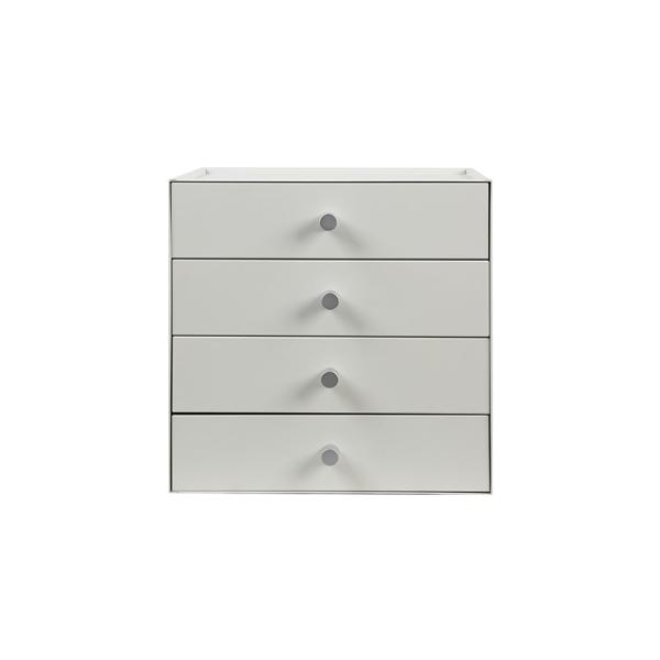 Makeup Organizer Jewelry Packaging Drawer Filing Cabinet Steel Storage Box