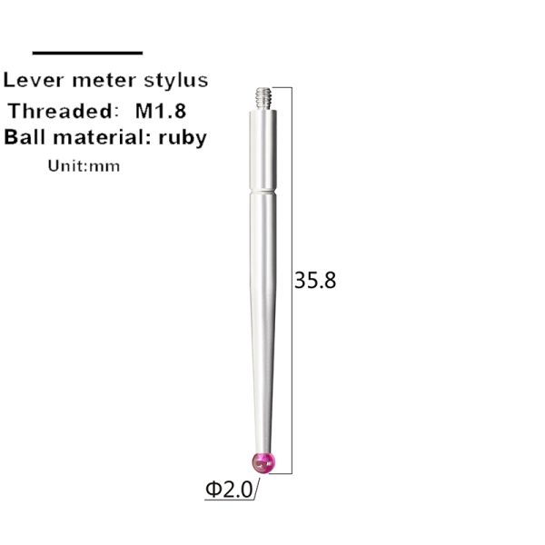 Makinopc Ceramic Straight Styli for Machine Tool Touch Probes to Ensure Maximum Measurement Accuracy