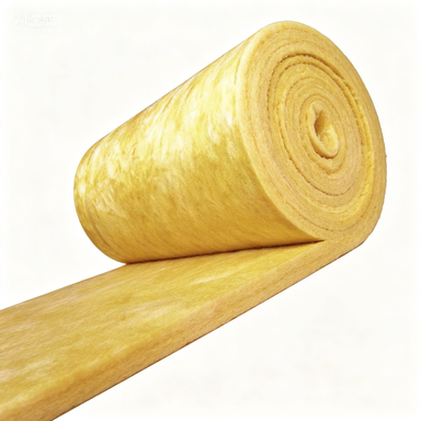 Insulation Glass Wool Blanket Class A HVAC Range Hood Flexible Duct Interlayer Filling
