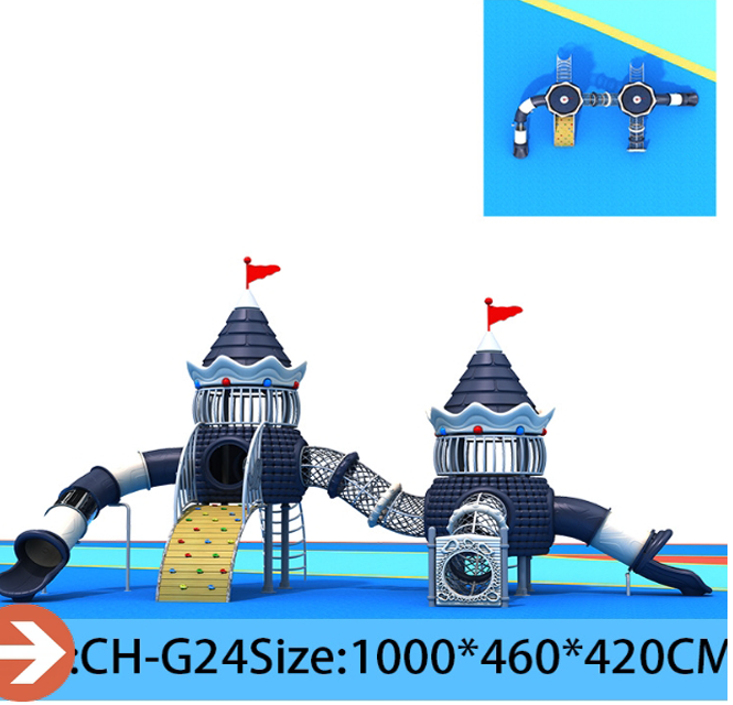 Pumpkin  Robot Theme Large Outdoor Playground Slide  Custom Plastic Combination Slides Climbing Tunnels Adventure Tubes for Parks Kindergartens  Resorts