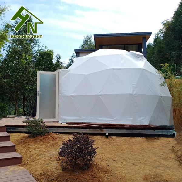 2022 Outdoor Family Garden Glamping Dome House 6m Dome Tent with Bathroom