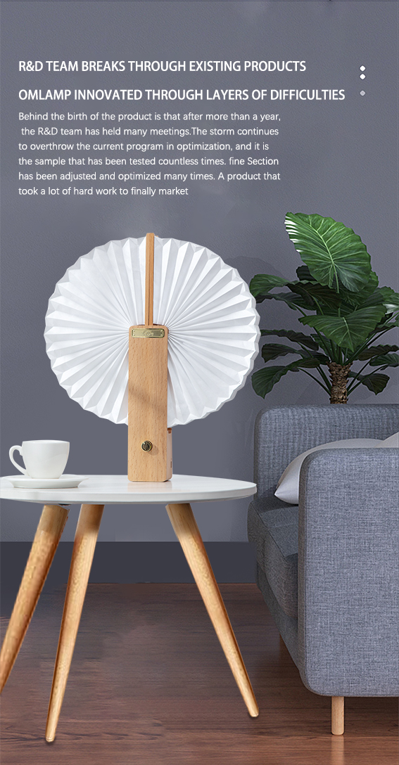 ROHS 1700mah 3D Led Paper Book Lamp Nightlight For Bedroom Lighting