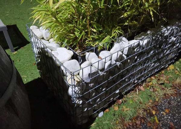 Le PVC a enduit vendre la barrière au détail System de Gabion de mur