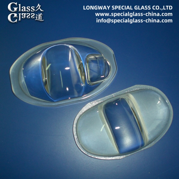 Durable Borosilicate Glass 3.3 Cob Led Glass Lens For Outdoor Lighting