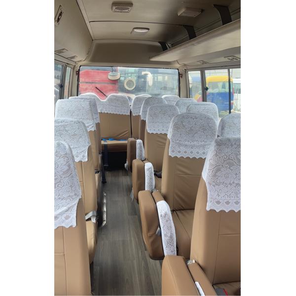 30-Seater Diesel Toyo Ta Coaster Mini Bus with Luxury Design and Fuel Efficiency