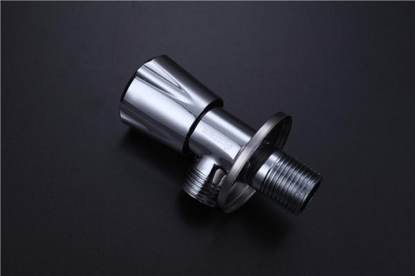 1/2 Washing Basin Faucet Wash Basin Valve , Chrome Plated Brass Angle Valve