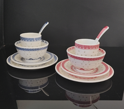 Hand Wash Recommended Melamine Tableware Collection Durable Versatile Plates Bowls and Cups Perfect for Food Service Industry Professionals