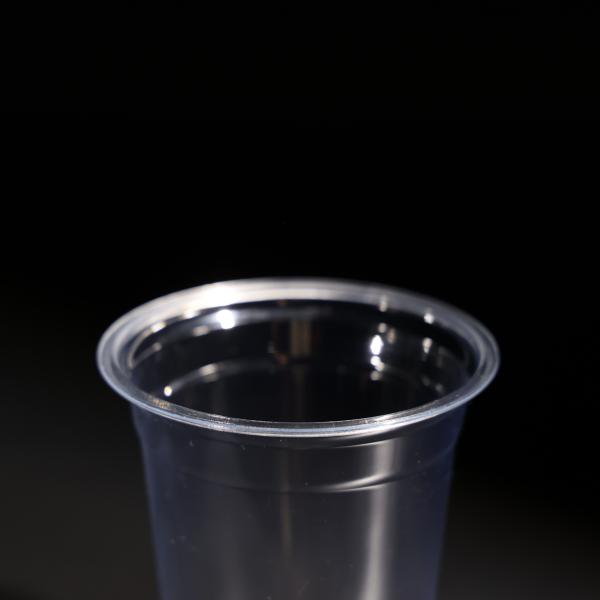 300ml PET plástico Eco Amigável Taça de suco empilhável com logotipo personalizado