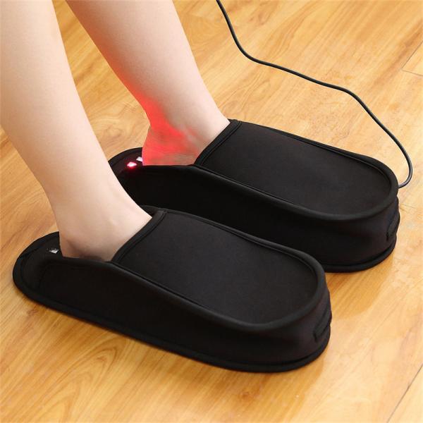 660nm 850nm Red Light Therapy Slippers Pain Relief 34x31x8cm Black Color