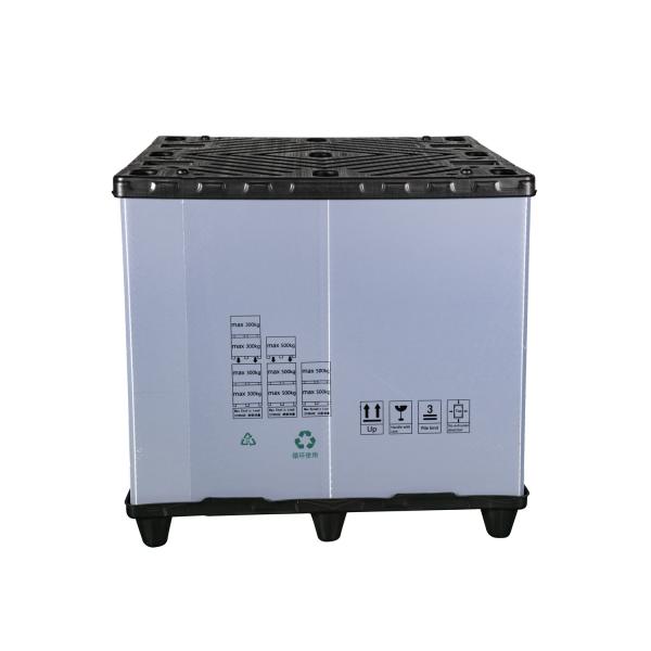 1350X1150 plastic big autopack pallet box foldable plastic pallet box container automotive parts packaging market