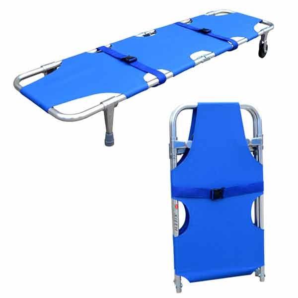 Lightweight Patient Transport Stretcher Aluminum Alloy Stretchers, Medical Emergency Stretcher Bed