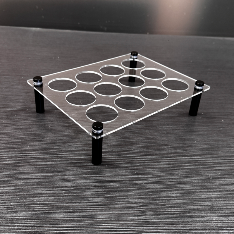 12 Slots Acrylic Coffee Pod Holder K Cup Display Rack For Kitchen Countertop Coffee Capsule Storage