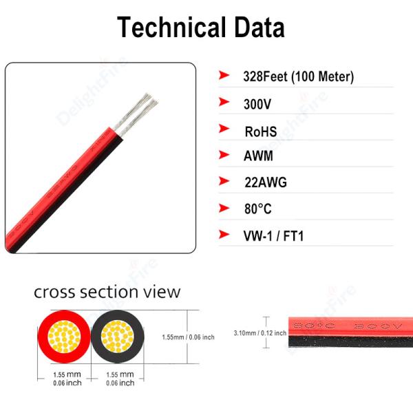 4Pin 5Pin 6Pin PVC Insulated Flexible Cable Copper Wire 18 20 22AWG JST SM Connector