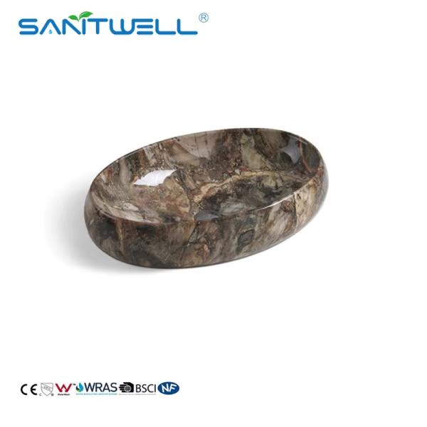 Wholesale Top Quality Chao Zhou Class Style Wash Basin Sink Oval Shape Sanitary Wares Bathroom