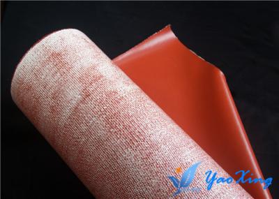 Pano revestido da fibra de vidro do silicone resistente para a luva da resistência térmica e da isolação