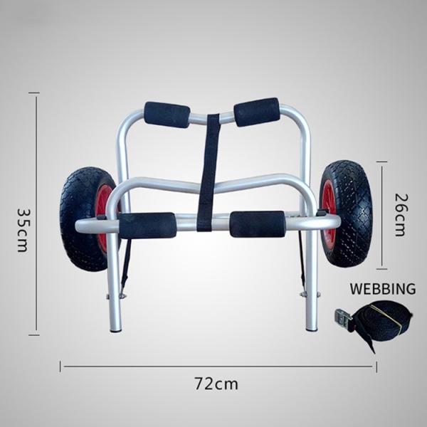 Aluminium Kayak Accessory Kayak Two Wheel Trolley For
