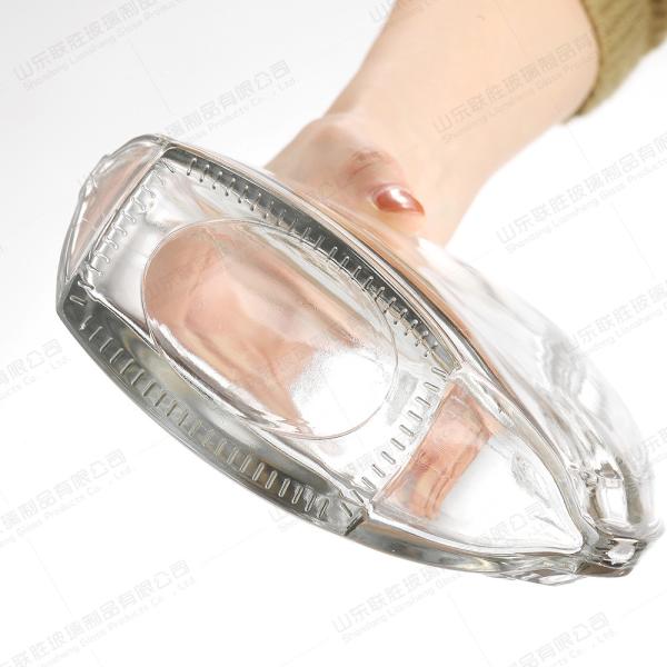 Decanter de vidro transparente Xo garrafa de uísque de conhaque para embalagens de bebidas 750 ml 800 ml