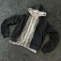 Manufacturer Custom French Terry Cotton Boxy Unisex Stone Wash Hoodies Heavyweight Double Triple Layer Zip Up Blank Hoodie Men