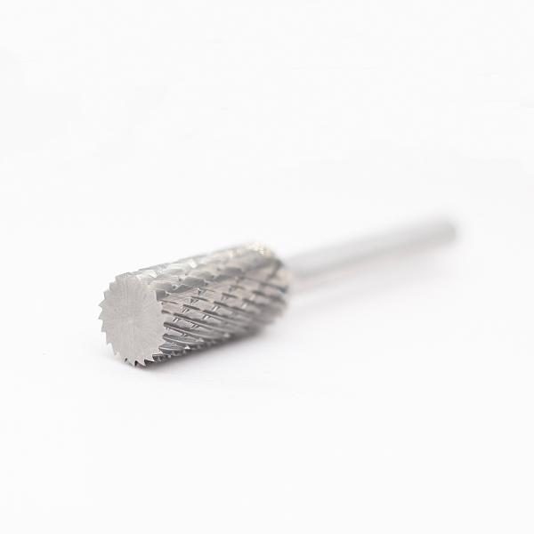 SA-5 Cylinder Without End Cut Burrs For Die Grinder 1/2 X 1 With 1/4 Shank Standard Double Cut