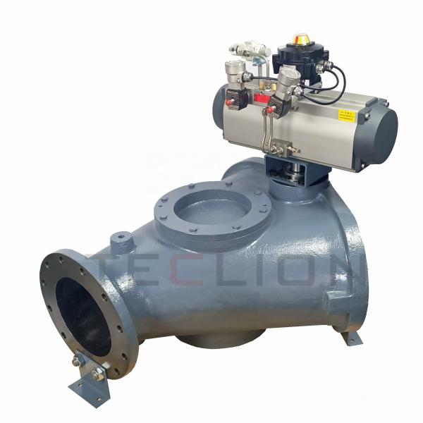 Wear Resistant Pendulum Diverter Valve 3 Way DN50-DN400