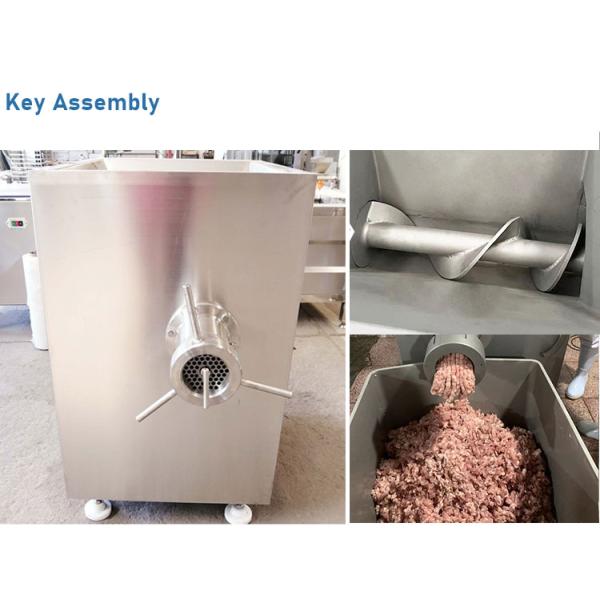 Industrial Stainless Steel Electric Meat Grinder Mixer for Frozen Meat Processing
