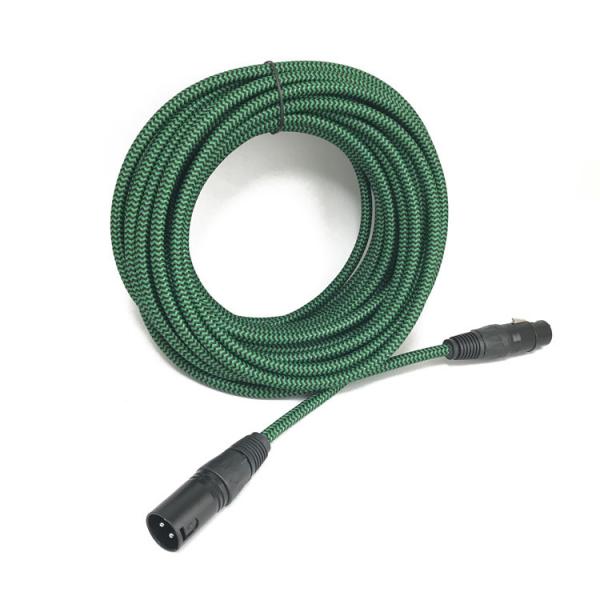 Professional 3 Pin Male to Female XLR Cable with Bare Copper Wire for High Sound Quality Audio