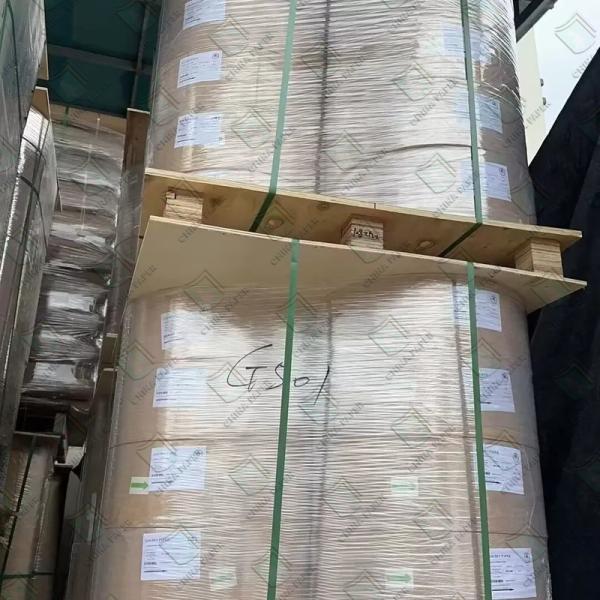 Papel térmico auto-aderente à prova d'água de 60 gramas para impressão a laser de rótulos