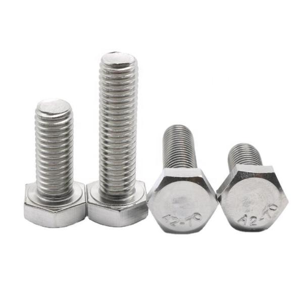 Hexagonal Head Bolts and Nuts Ss 304 316 Stainless Steel Galvanized Steel DIN931 DIN933 Half Thread