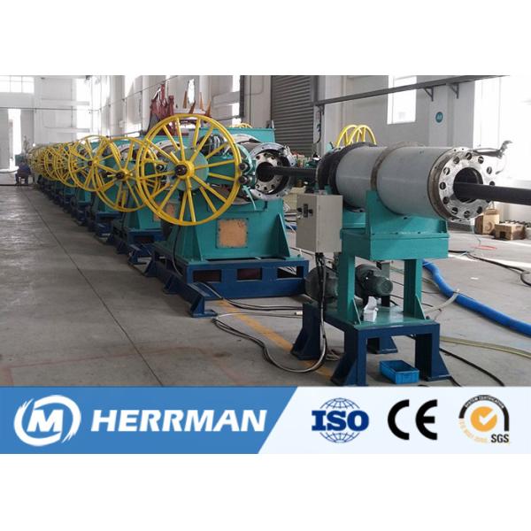 High Automation RTP Pipe Manufacturing Equipment , Glass Fiber Taping Machine
